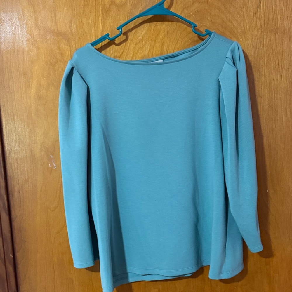 Worthington Teal Blouse